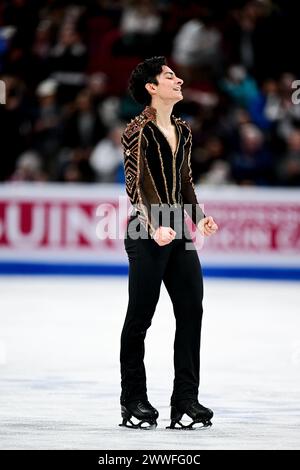 Donovan CARRILLO (MEX), during Men Short Program, at the ISU World Figure Skating Championships