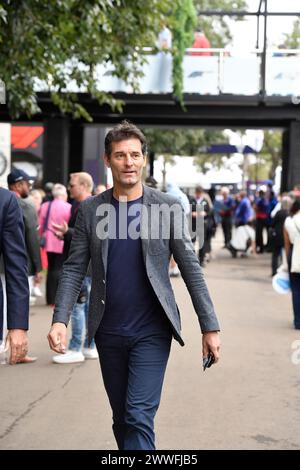 MELBOURNE, AUSTRALIA 24 March 2024. Pictured: Mark Webber in the paddock at the FIA Formula 1 Rolex Australian Grand Prix 2024 3rd round from 22nd to 24th March at the Albert Park Street Circuit, Melbourne, Australia. Credit: Karl Phillipson/Alamy Live News Stock Photo