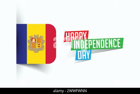 Happy Independence Day of Algeria Vector illustration, national day poster, greeting template design Stock Vector