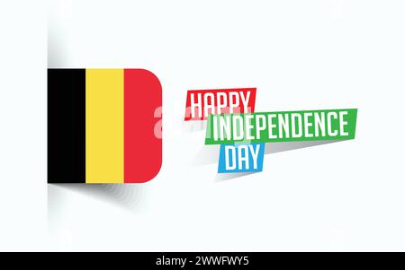 Happy Independence Day of Chad Vector illustration, national day poster, greeting template design, EPS Source File Stock Vector
