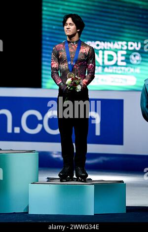 Men Awards, Adam SIAO HIM FA (FRA) third place, during Victory Ceremony