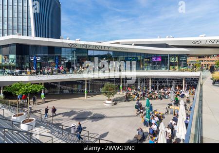 Luxembourg City (Luxemburg, Lëtzebuerg): Infinity shopping mall in Kirchberg in , Luxembourg, Luxembourg Stock Photo