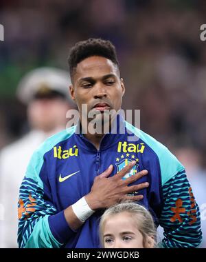 London, UK. 23rd Mar, 2024. Wendell of Brazil during the International Friendly match at Wembley Stadium, London. Picture credit should read: David Klein/Sportimage Credit: Sportimage Ltd/Alamy Live News Stock Photo