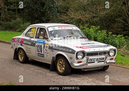 Ford Escort Mark 1. North West Stages Rally 2024. Stock Photo