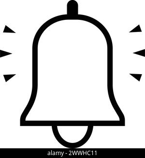 Bell icon illustration symbol design Stock Vector