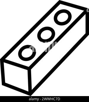Brick icon vector illustration symbol design Stock Vector