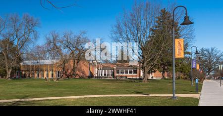 Buildings on the campus of Gettysburg College Stock Photo