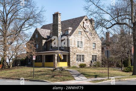 Buildings on the campus of Gettysburg College Stock Photo