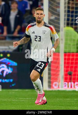 Robert Andrich, DFB 23  in the friendly match FRANCE - GERMANY  0-2  FRANKREICH - DEUTSCHLAND 0-2 in preparation for European Championships 2024  on Mar 23, 2024  in Lyon, France.  © Peter Schatz / Alamy Live News Stock Photo