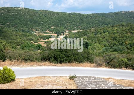 SIVOTA, LEFKADA, GREECE - AUGUST 26, 2023: Summer view of village of ...