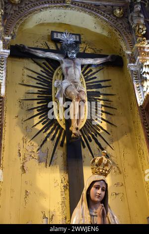 Sé Cathédrale de Faro De sa construction originelle du XIIIe / XIVe siècle, l’Église de Sainte Marie, élevée au rang de Cathédrale au XVIe siècle, con Stock Photo