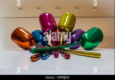 Bouquet of Tulips (Jeff Koons) Stock Photo