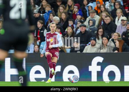 Birmingham, UK. 24th Mar, 2024. Aston Villa's Noelle Maritz in action during the FA Women's Super League match between Aston Villa Women and Arsenal Women at Villa Park, Birmingham, England on 24 March 2024. Photo by Stuart Leggett. Editorial use only, license required for commercial use. No use in betting, games or a single club/league/player publications. Credit: UK Sports Pics Ltd/Alamy Live News Stock Photo
