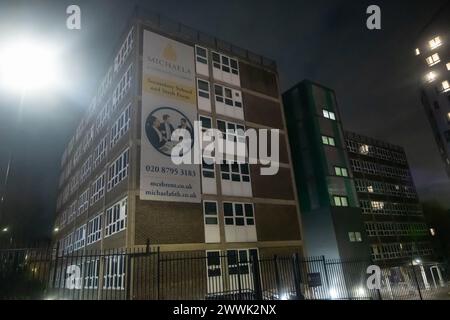 WEMBLEY, LONDON - 24 March 2024: Michaela Community School in Wembley Stock Photo