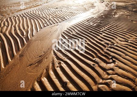 Perfect Sand Dune formation Stock Photo