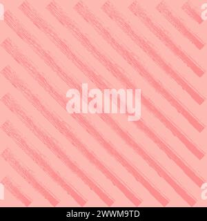 Vector hand drawn cute brush stripespattern. Crayon wax Plaid geometrical simple texture. Crossing lines. Abstract cute delicate pattern ideal for fab Stock Vector