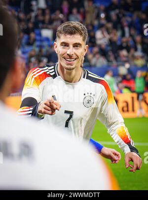 Kai Havertz, DFB 7 celebrates his 3-0 goal, happy, laugh, celebration