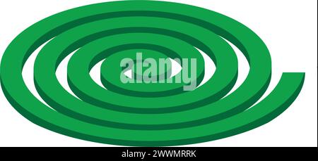 mosquito coil icon vector illustration design Stock Vector