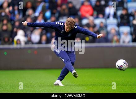 Victor Torp of Coventry City during the Premier League match between ...