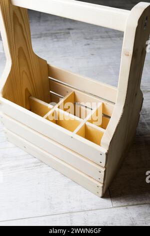 Top view of the wine bottle drawer Stock Photo
