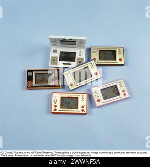 Nintendo Game & Watch. A series of handheld electronic games