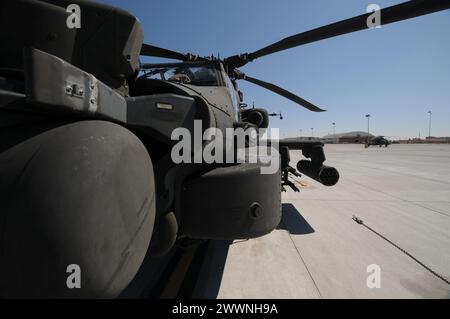 AH-64 Apache, Texas Stock Photo