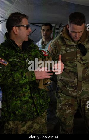 Canadian Brig. Gen. Robert W. McBride, Deputy Commanding General ...