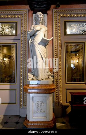 SAN JOSÉ, SAN JOSÉ PROVINCE, COSTA RICA: Built in 1897 in French Renaissance style, the National Theater of Costa Rica was built in 1897. Stock Photo