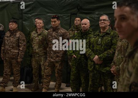 Military leaders from NATO's allies and partners visit the 11th ...