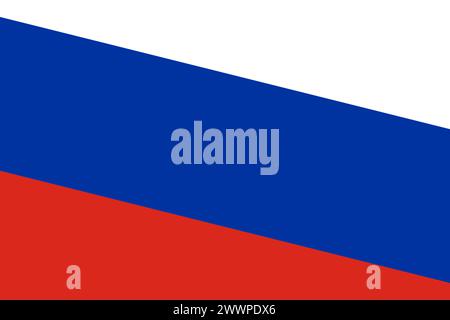 Russia flag - rectangular cutout of rotated vector flag Stock Vector ...