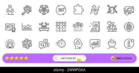 Patient, Currency rate and Cloud computing line icons for web app. Pictogram icon. Line icons. Vector Stock Vector