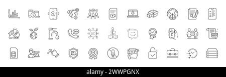 Sim card, Internet downloading and Wireless charging line icons. For web app, printing. Line icons. Vector Stock Vector
