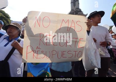 UIO-GAD-PARROQUIAS-PROTESTA Quito, 25 de marzo de 2024. Protesta de los 54 GAD parroquiales de Pichincha en la Plaza Grande. Su pedido es el no recorte presupuestario. API / HAMILTON LOPEZ Quito Pichincha Ecuador SOI-UIO-GAD-PARROQUIAS-PROTESTA-4439a8f3fe58d5526543cb98882a7fa5 *** UIO GAD PARROQUIAS PROTESTA Quito, March 25, 2024 Protest of the 54 parish GADs of Pichincha in Plaza Grande Their request is for no budget cuts API HAMILTON LOPEZ Quito Pichincha Ecuador SOI UIO GAD PARROQUIAS PROTESTA 4439a8f3fe58d5526543cb98882a7fa5 Copyright: xHamiltonxLopezx Stock Photo
