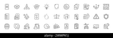 Money loss, Medical flight and Augmented reality line icons. For web app, printing. Line icons. Vector Stock Vector