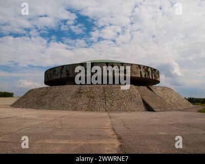 Mausoleum in Majdanek concentration camp, Lublin, Poland Stock Photo