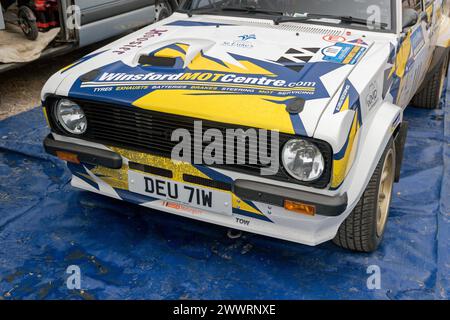 Ford Escort Mark 2. North West Stages Rally 2024. Stock Photo