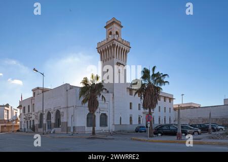 Casablanca, Morocco - January 17 2019: Préfecture de Casablanca, district du Port (English: Prefecture of Casablanca, Port District). Stock Photo