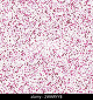 Geometric shapes background. Squares in multiple colors. Soft pink, mauve, gray, lavender with matching background. Charming vector illustration. Stock Vector