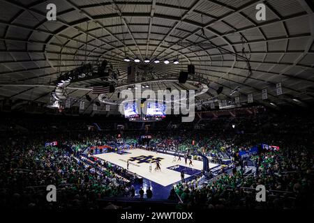 South Bend, Indiana, USA. 25th Mar, 2024. A general overall view during NCAA Women's Tournament Second Round basketball game action between the Mississippi Rebels and the Notre Dame Fighting Irish at Purcell Pavilion at the Joyce Center in South Bend, Indiana. John Mersits/CSM/Alamy Live News Stock Photo
