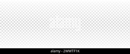 Imitation of transparent background for photo or graphic elements. Fake PNG transparency texture effect. Checkerboard with white and grey squares. Pixel wallpaper. Vector illustration. Stock Vector