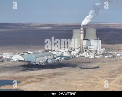 Hami Multan HAMI, CHINA - MARCH 24, 2024 - The Huadian Hami 2Á660MW power plant ...
