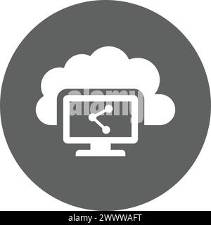 Cloud, computing, sharing icon. - Beautiful vector design. Perfect use ...
