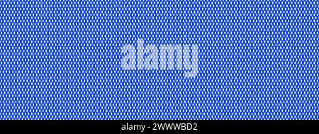 Blue sportswear nylon jersey seamless pattern with woven texture. Synthetic mesh fabric for sports equipment. Vector bg Stock Vector