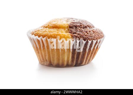 Close Up of a Muffins isolated on a white background. Stock Photo