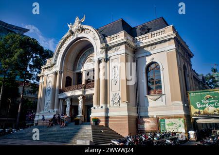 Municipal Theatre former Saigon Opera House, Ho Chi Minh City, Vietnam Stock Photo