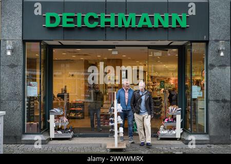 Deichmann Schuhe Filiale, Wilmersdorfer Straße, Charlottenburg, Berlin, Deutschland Stock Photo