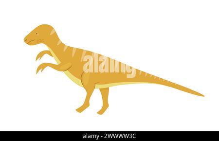 Cute Dilophosaurus Dinosaur Cartoon illustration Stock Vector Image ...