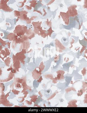 Watercolor seamless pattern. vector watercolor effect , abstract floral background texture Stock Vector