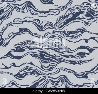 Texture seamless pattern with zigzag lines, triangles and dots. Hand drawn bold geometric shapes. Modern stylish texture with labyrinth motif. Vector Stock Vector