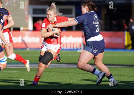 Example Warm Up In Rugby Welsh supporters during the Women's Rugby League World Cup Group A ...